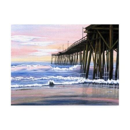 Trademark Fine Art Patrick Sullivan 'Early Morning Pier' Canvas Art, 14x19 ALI45363-C1419GG